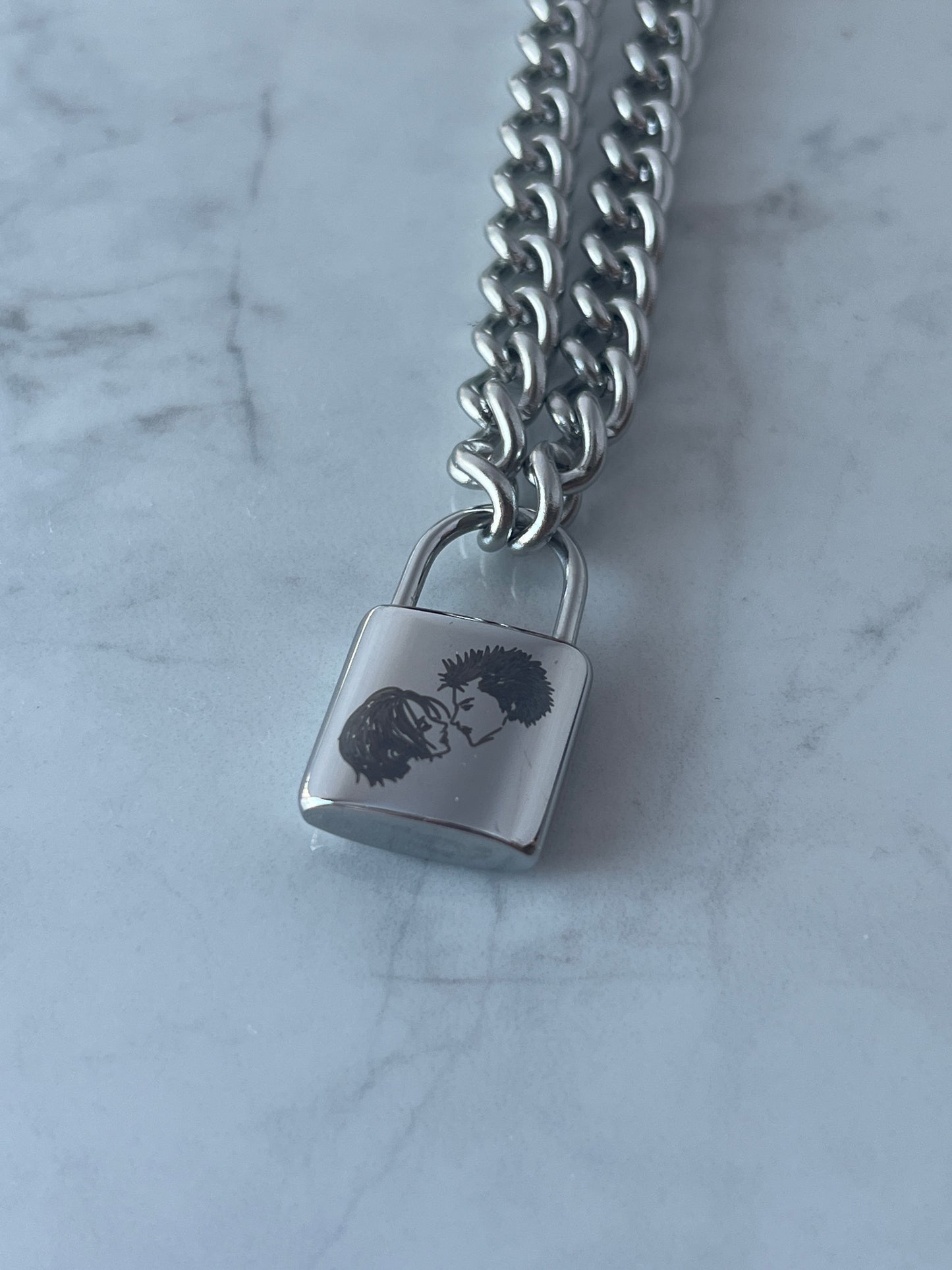 Lock necklace