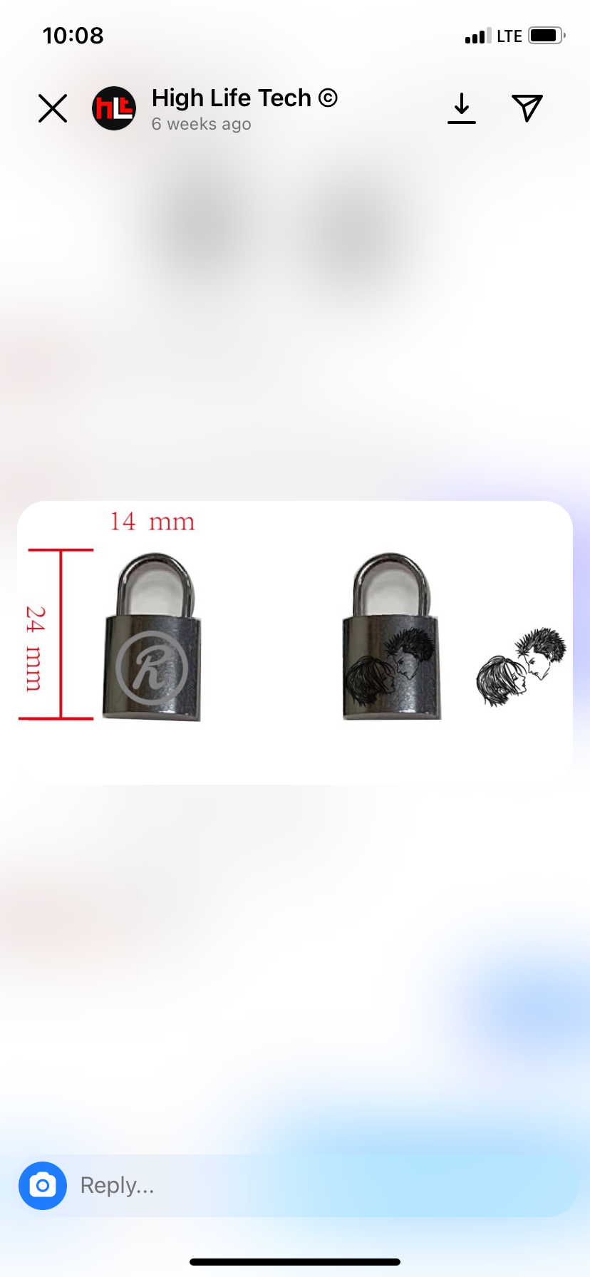 Lock necklace